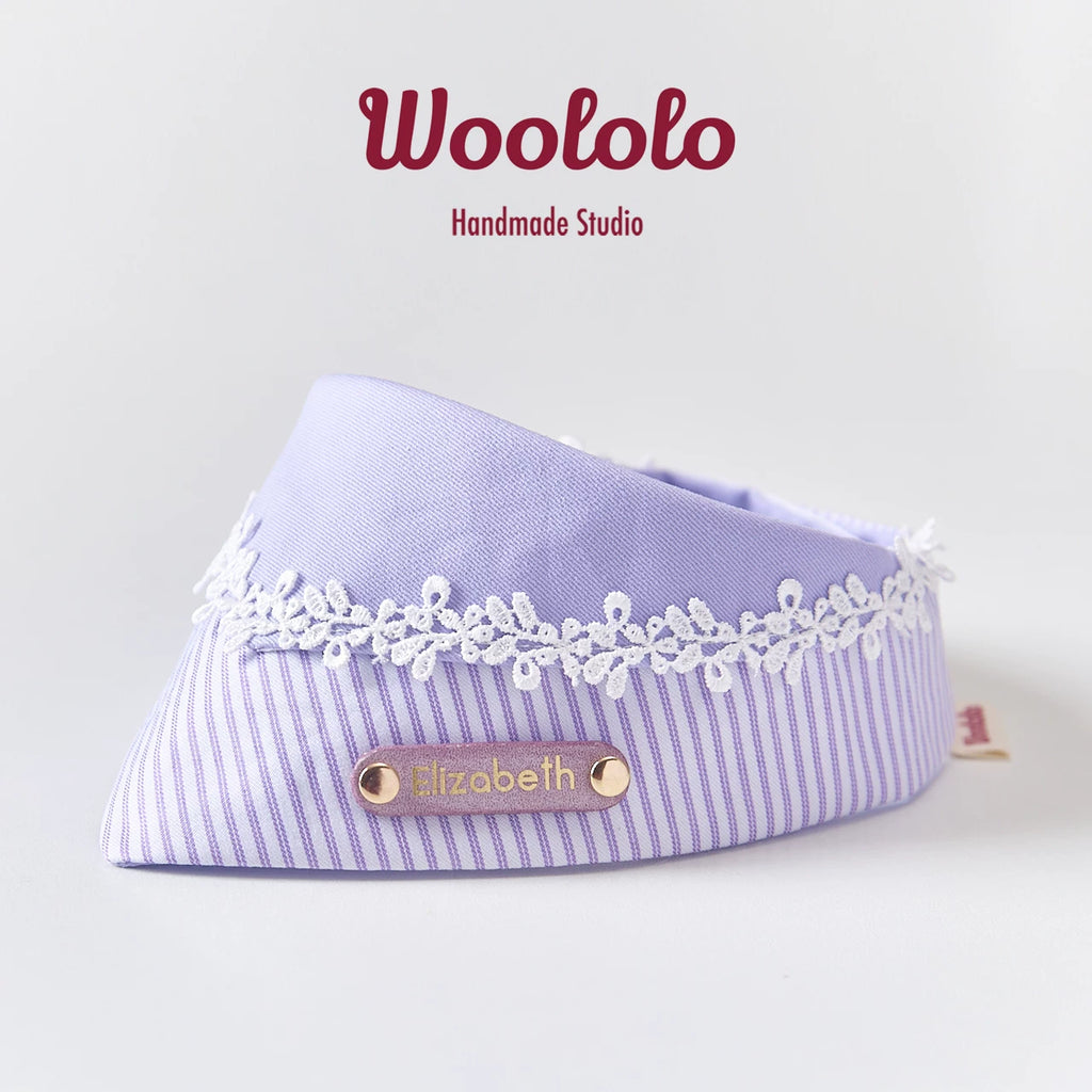 Lavender Cotton Pet Scarf