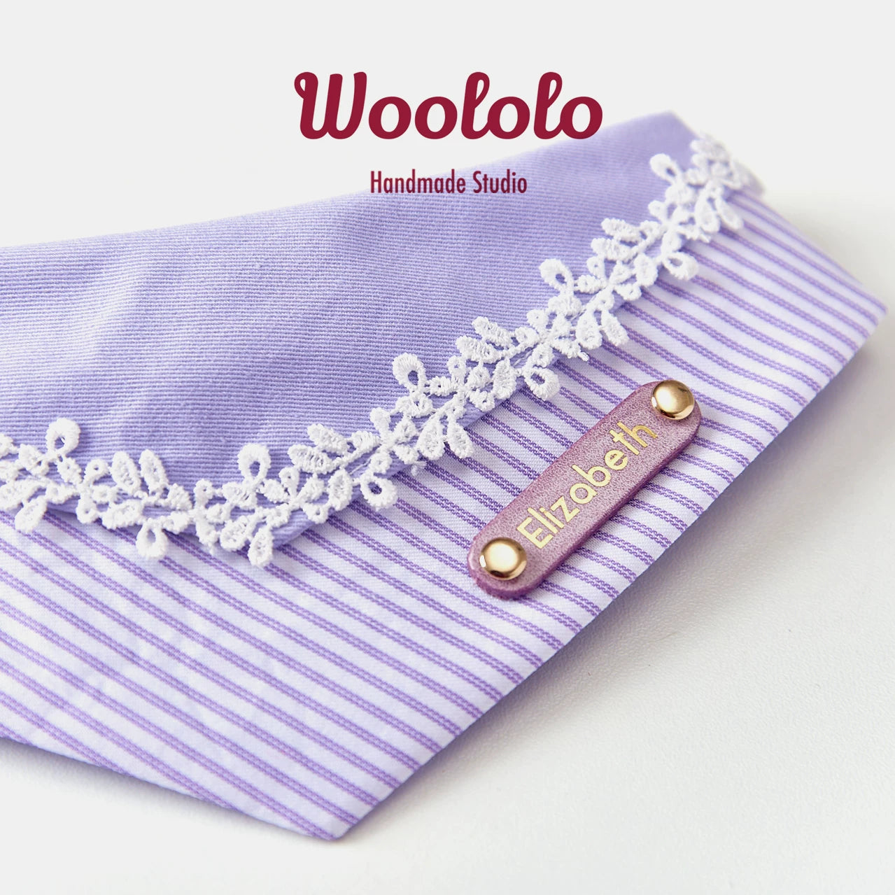 Lavender Cotton Pet Scarf