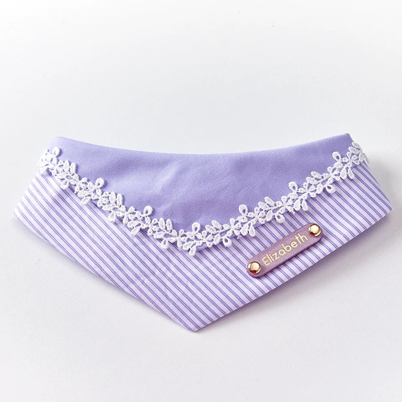 Lavender Cotton Pet Scarf