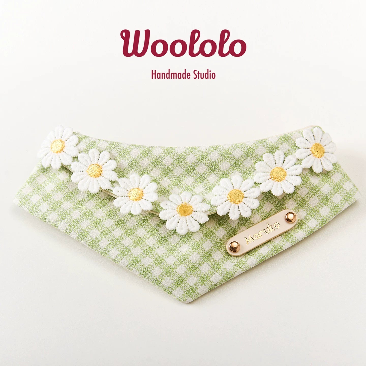 Spring Limited Edition Daisy Pet Bandana - All-Season Floral Triangle Scarf