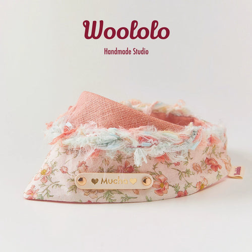 Woololo | The Citrus Bloom | Vibrant Spring Linen Bandana