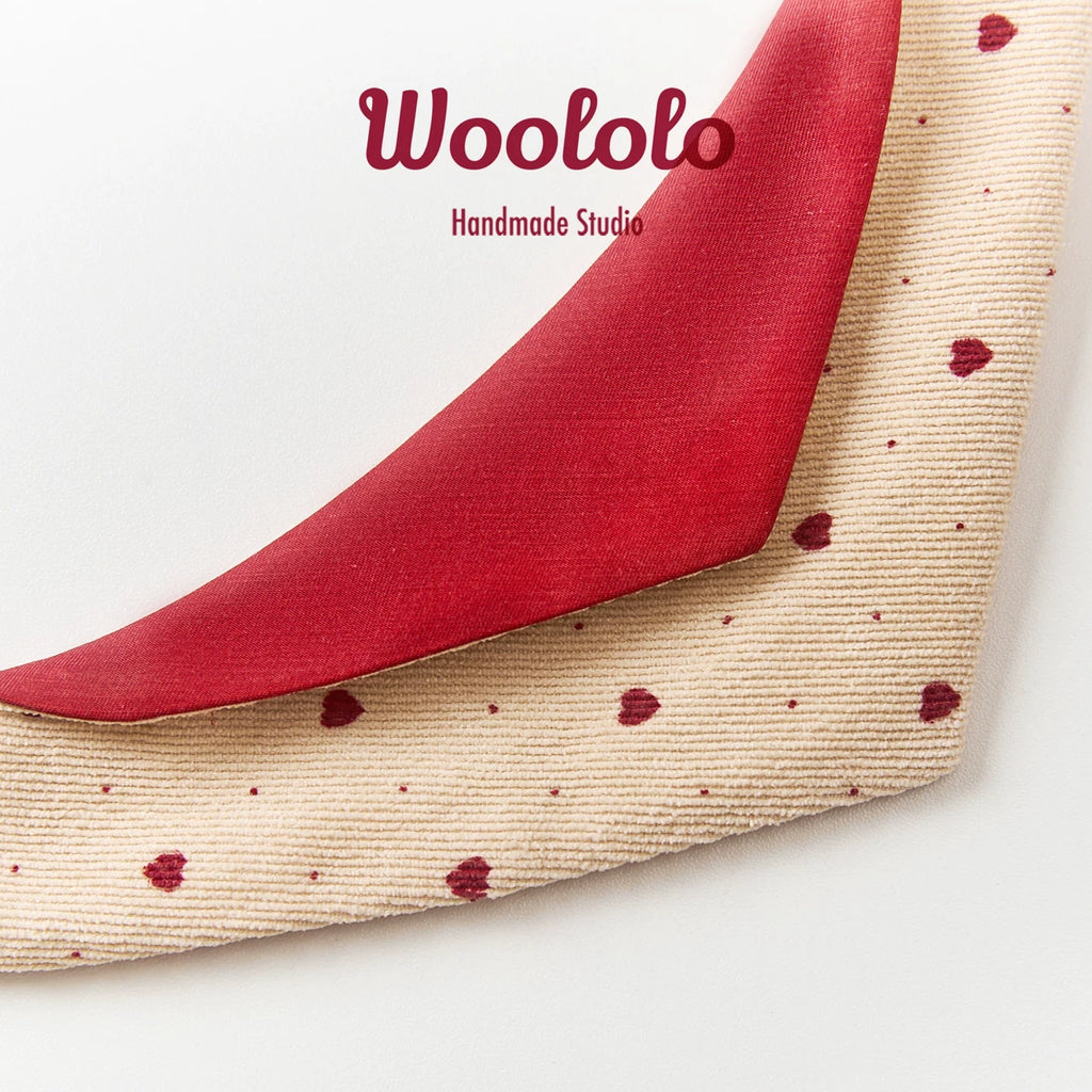 Festive Corduroy Pet Bib