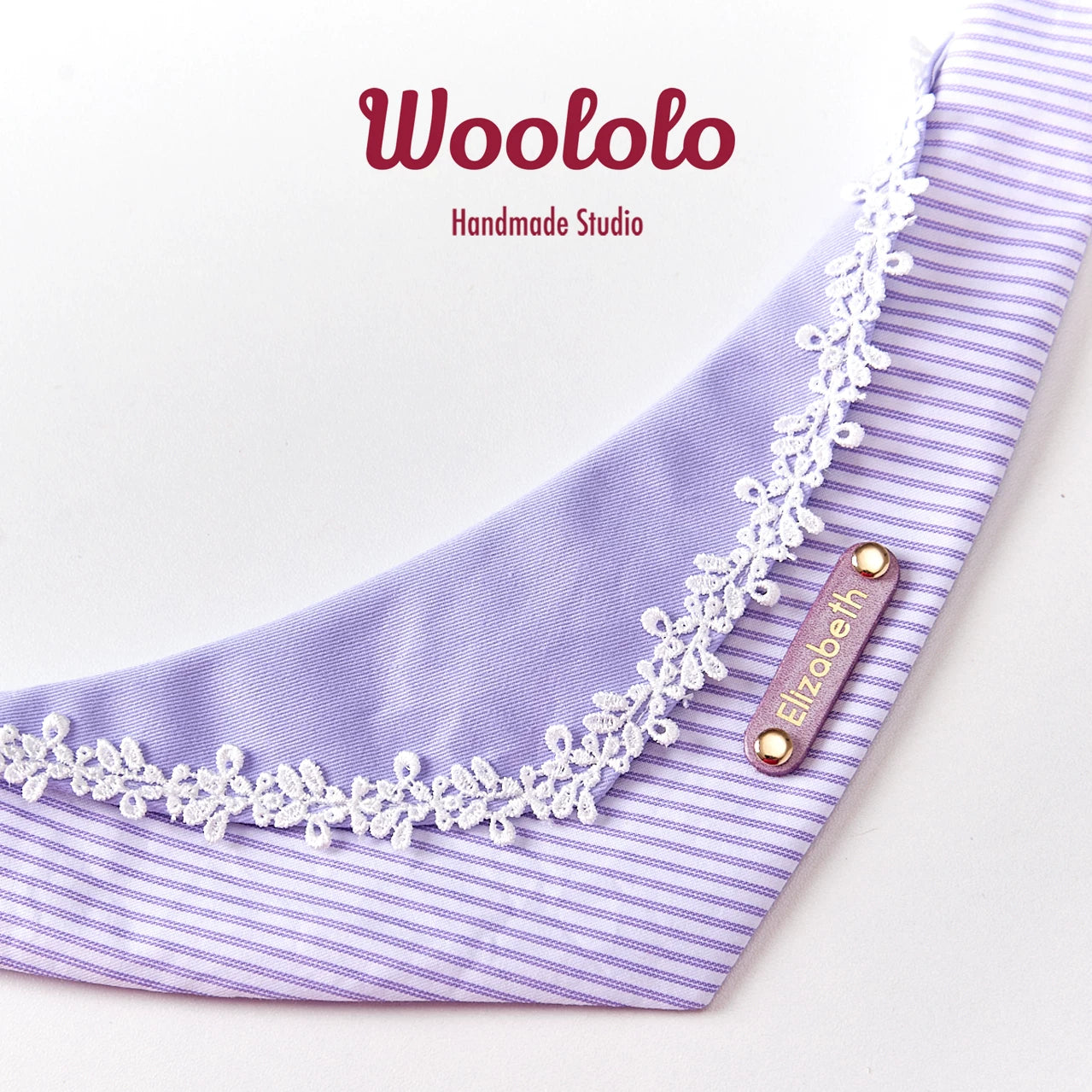 Lavender Cotton Pet Scarf