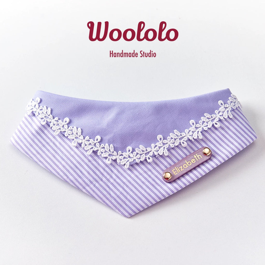 Lavender Cotton Pet Scarf