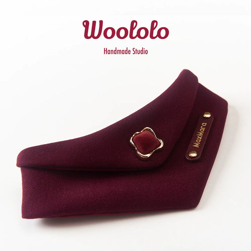 Woololo | The Crimson Tide | Deep Ankara Red Bandana