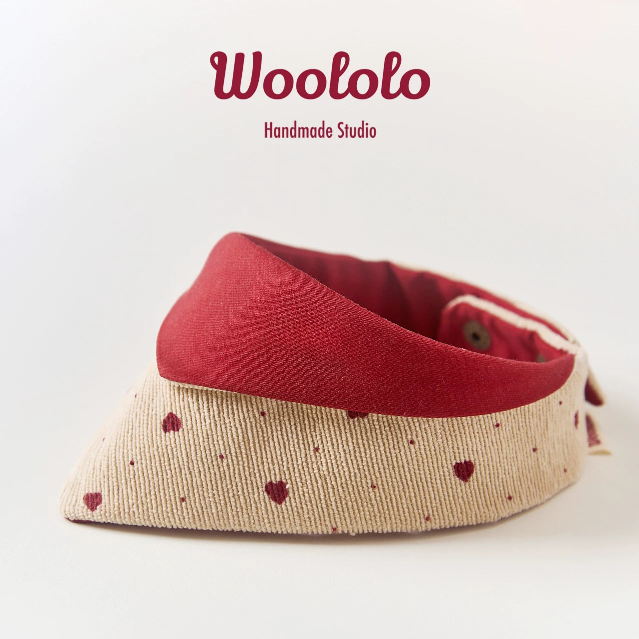 Festive Corduroy Pet Bib