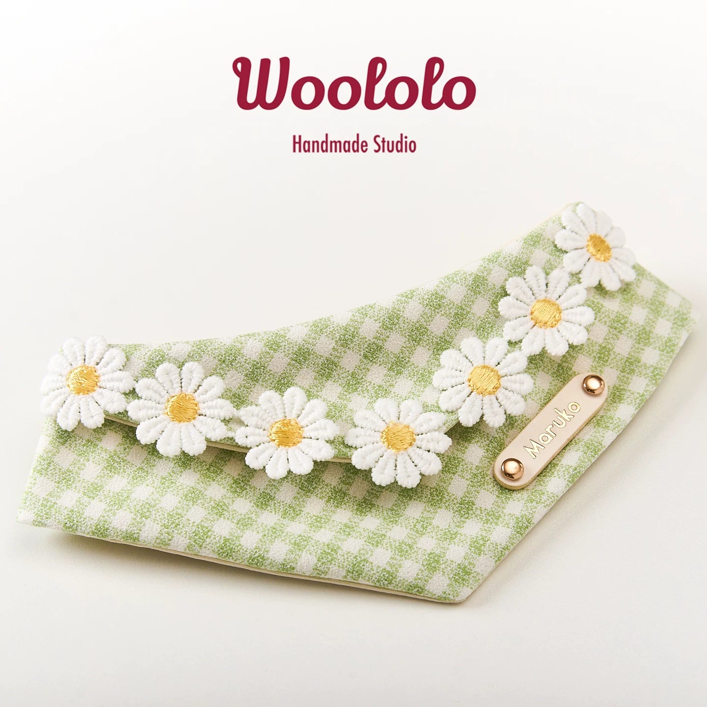 Spring Limited Edition Daisy Pet Bandana - All-Season Floral Triangle Scarf